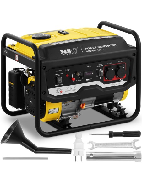 Energijos generatorius elektros generatorius su rankiniu paleidimu 15 l 230 V 2800 W Energijos generatorius elektros generatorius su rankiniu paleidimu 15 l 230 V 2800 W