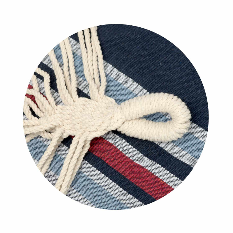 Sodo hamakas Malaga Dvivietis mėlynos ir raudonos spalvos Sofotel