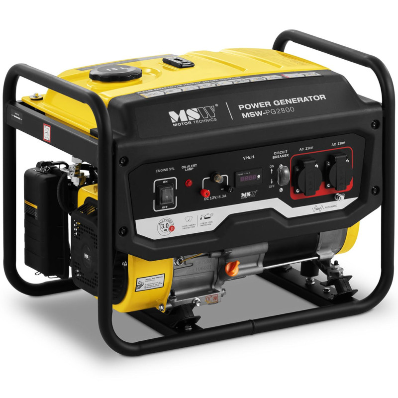 Energijos generatorius elektros generatorius su rankiniu paleidimu 15 l 230 V 2800 W