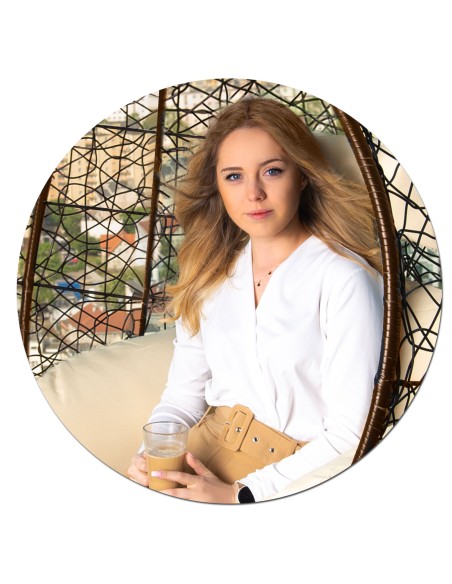 Brava rudas sodo pakabinamas fotelis + smėlio spalvos pagalvėlės Sofotel Brava rudas sodo pakabinamas fotelis + smėlio spalvos pagalvėlės Sofotel