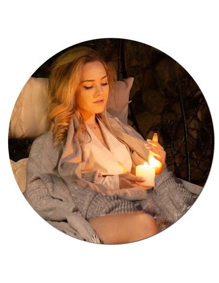 Brava rudas sodo pakabinamas fotelis + smėlio spalvos pagalvėlės Sofotel Brava rudas sodo pakabinamas fotelis + smėlio spalvos pagalvėlės Sofotel