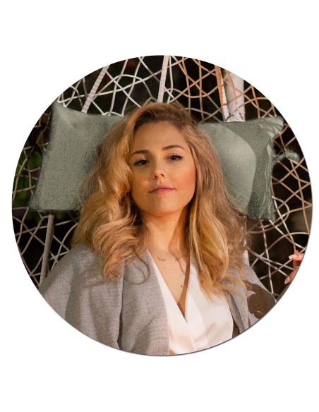 Pakabinamas sodo fotelis Brava baltas + Sofotel pilkos pagalvėlės Pakabinamas sodo fotelis Brava baltas + Sofotel pilkos pagalvėlės