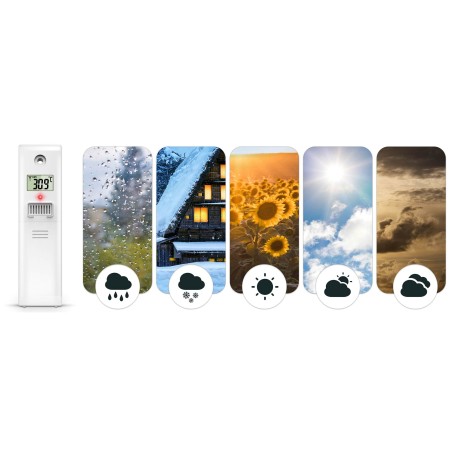 Berdsen BD-905 orų stoties siųstuvas baltas Berdsen BD-905 orų stoties siųstuvas baltas