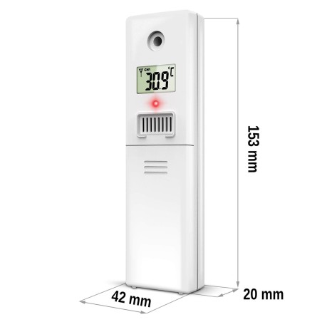Berdsen BD-905 orų stoties siųstuvas baltas Berdsen BD-905 orų stoties siųstuvas baltas