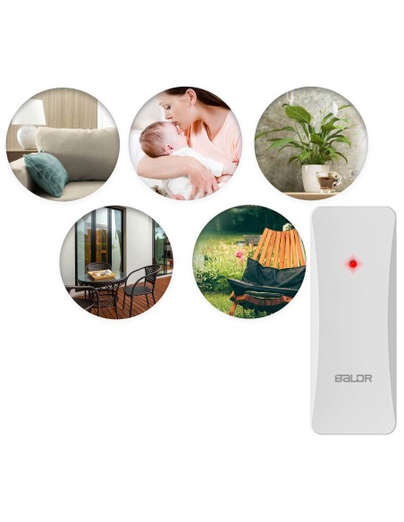 Siųstuvas orų stočiai BALDR baltas Siųstuvas orų stočiai BALDR baltas