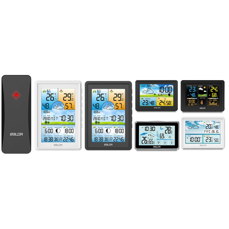 Siųstuvas orų stočiai BALDR juodas