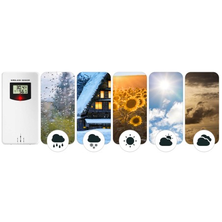 Berdsen BD-920 orų stoties siųstuvas baltas Berdsen BD-920 orų stoties siųstuvas baltas