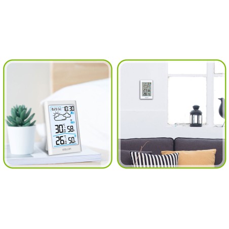 Meteorologinė stotis su ekranu BD-911 balta Meteorologinė stotis su ekranu BD-911 balta