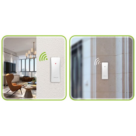 Meteorologinė stotis su ekranu BD-911 balta Meteorologinė stotis su ekranu BD-911 balta