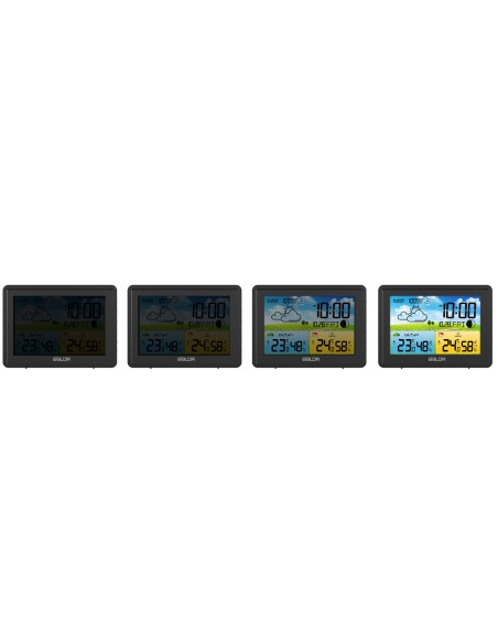 Meteorologinė stotis su ekranu BD-908 juoda Meteorologinė stotis su ekranu BD-908 juoda