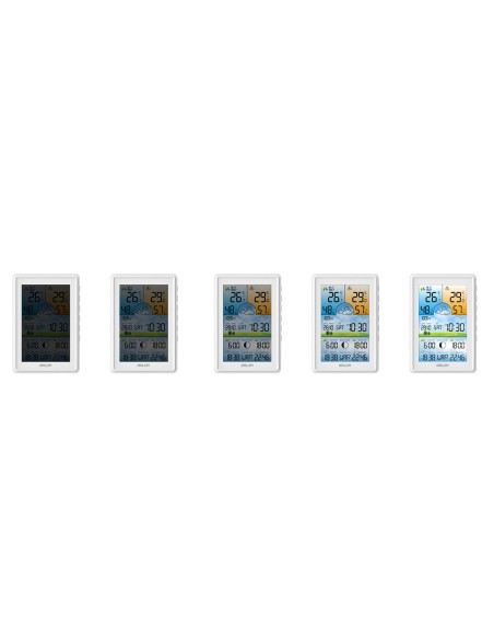 Meteorologinė stotis su ekranu BD-906 balta Meteorologinė stotis su ekranu BD-906 balta