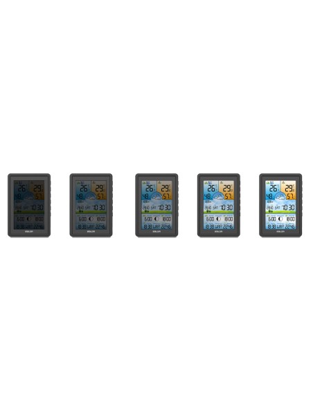 Meteorologinė stotis su ekranu BD-906 juoda Meteorologinė stotis su ekranu BD-906 juoda