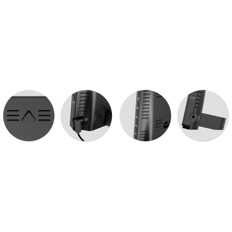 Meteorologinė stotis su ekranu BD-906 juoda