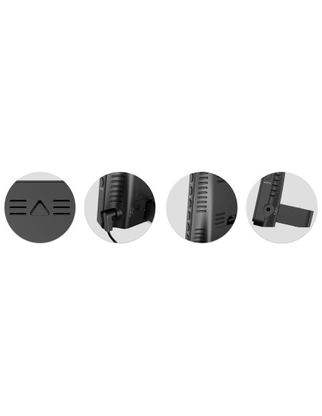 Meteorologinė stotis su ekranu BD-906 juoda Meteorologinė stotis su ekranu BD-906 juoda