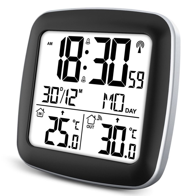 Meteorologinė stotis su ekranu BD-903 sidabras