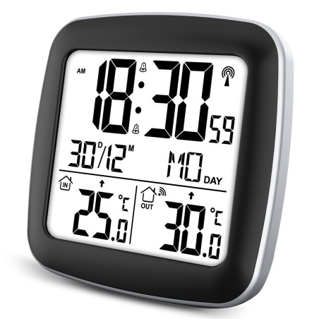 Meteorologinė stotis su ekranu BD-903 sidabras