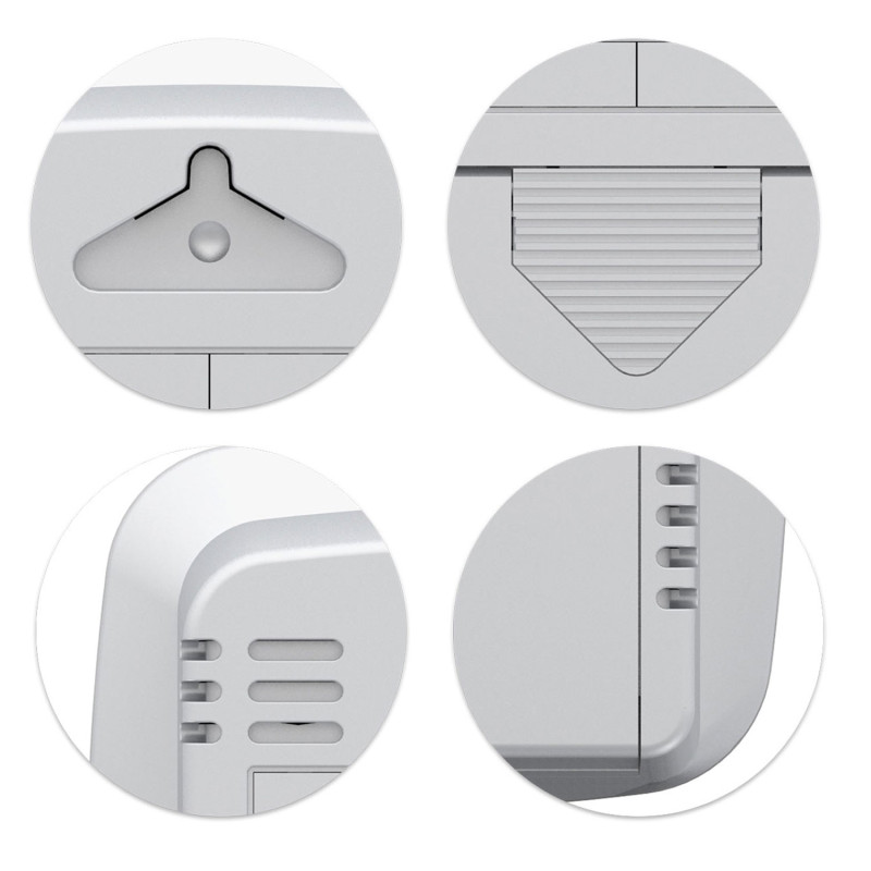Meteorologinė stotis su ekranu BD-903 sidabras