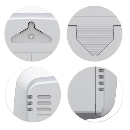 Meteorologinė stotis su ekranu BD-903 sidabras