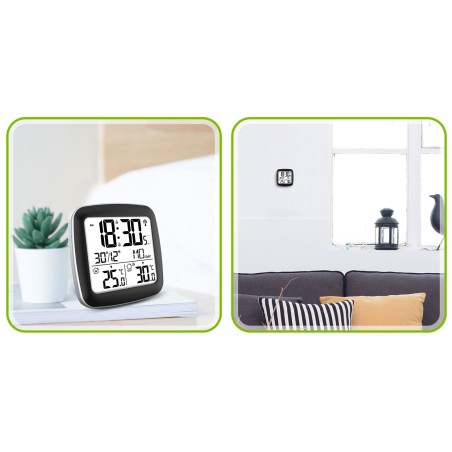 Meteorologinė stotis su ekranu BD-903 sidabras