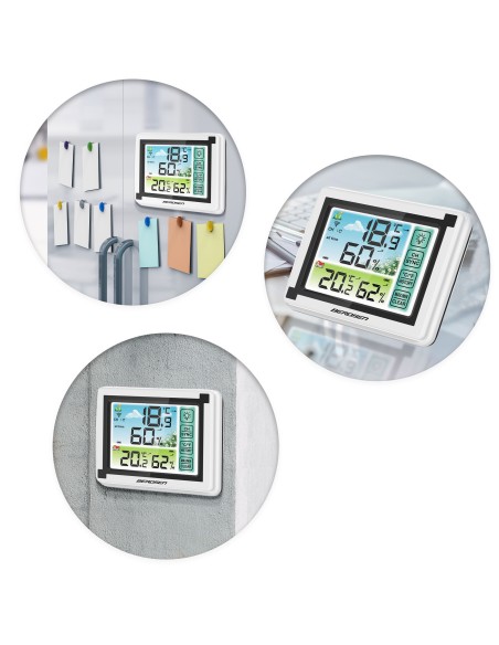 Meteorologinė stotis su ekranu BD-900 balta Meteorologinė stotis su ekranu BD-900 balta