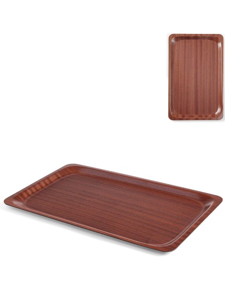 Neslystantis laminuotas padėklas graikinis riešutas 460 x 360 mm - Hendi 507025