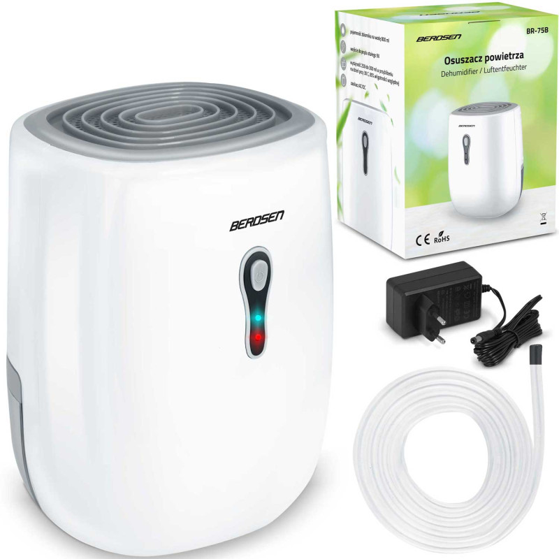 Oro džiovintuvas - drėgmės sugėriklis Berdsen BR-75B baltas