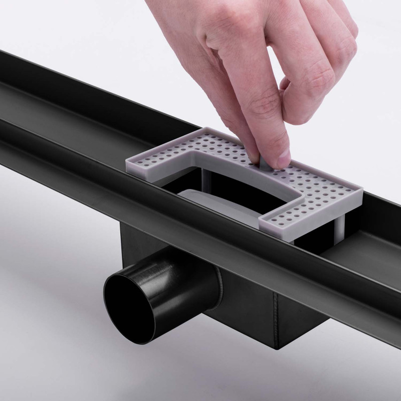 Linijinis nutekėjimas 80 cm 2in1 TILE Berdsen