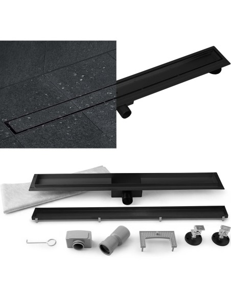 Linijinis nutekėjimas 80 cm 2in1 TILE Berdsen