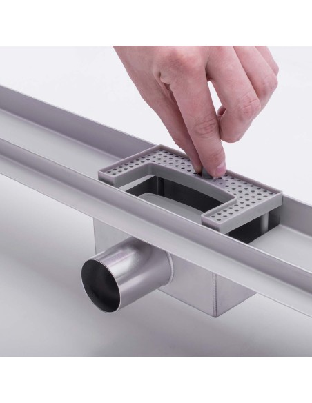 Linijinis nutekėjimas 90 cm 2in1 TILE Berdsen