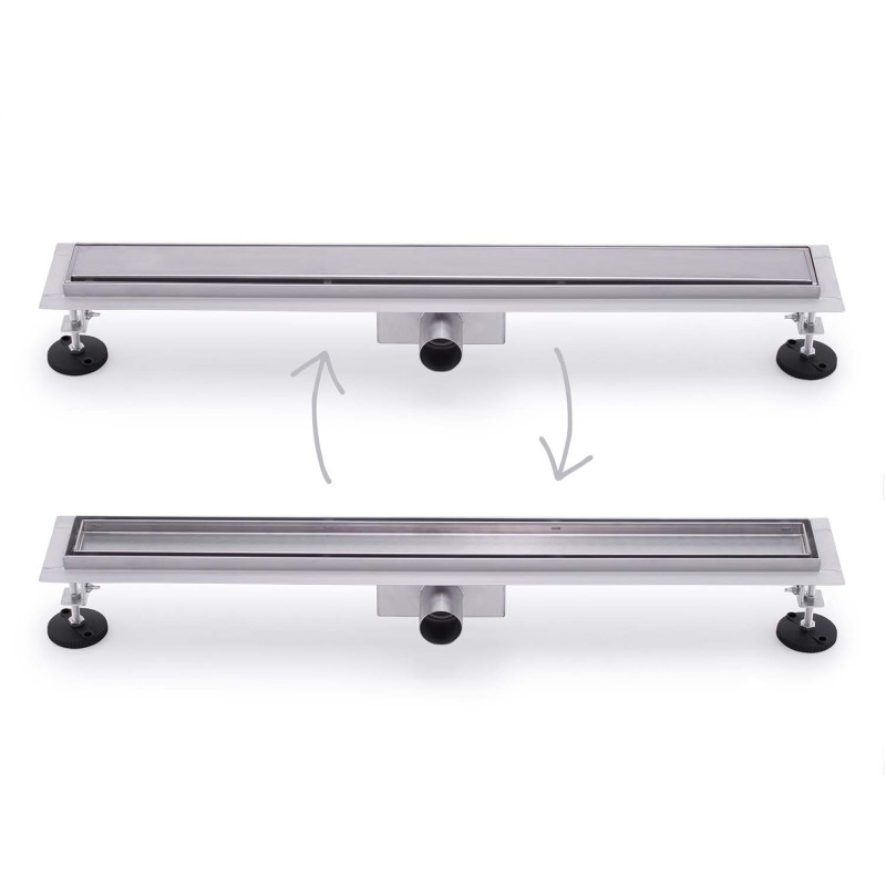 Linijinis nutekėjimas 80 cm 2in1 TILE Berdsen