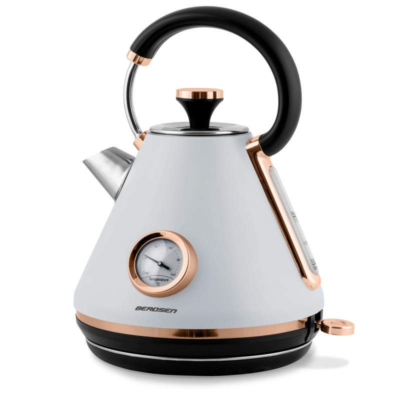 Elektrinis virdulys su termometru 1,7L BD-701 pilka