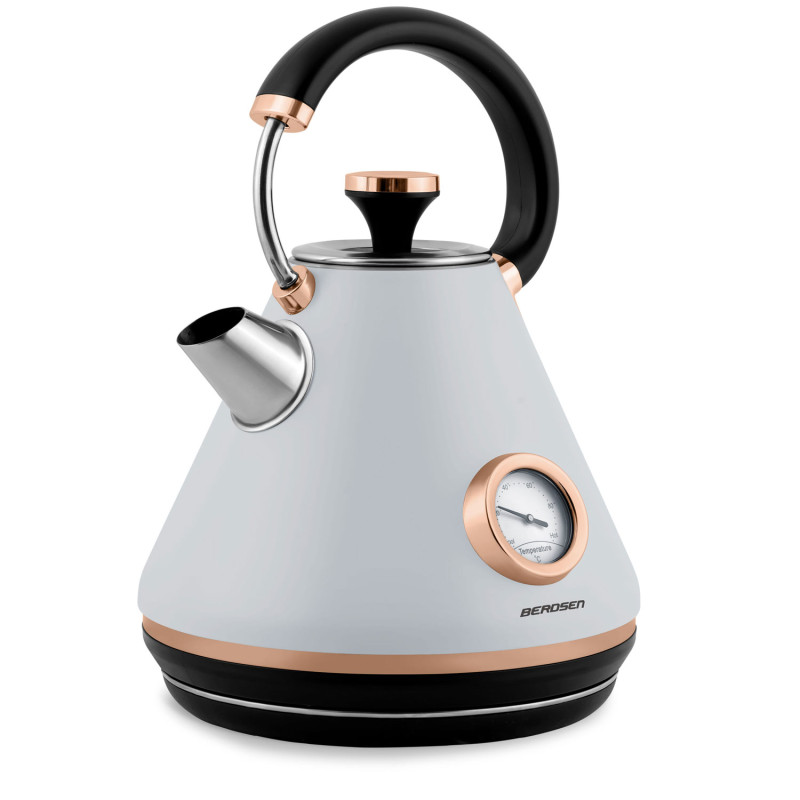 Elektrinis virdulys su termometru 1,7L BD-701 pilka