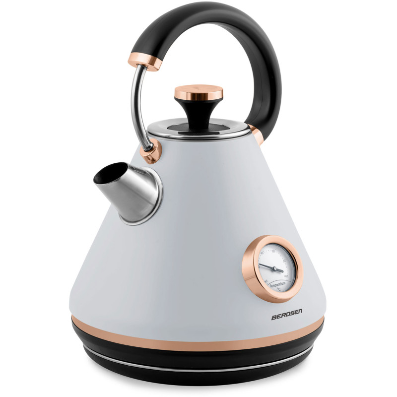 Elektrinis virdulys su termometru 1,7L BD-701 pilka
