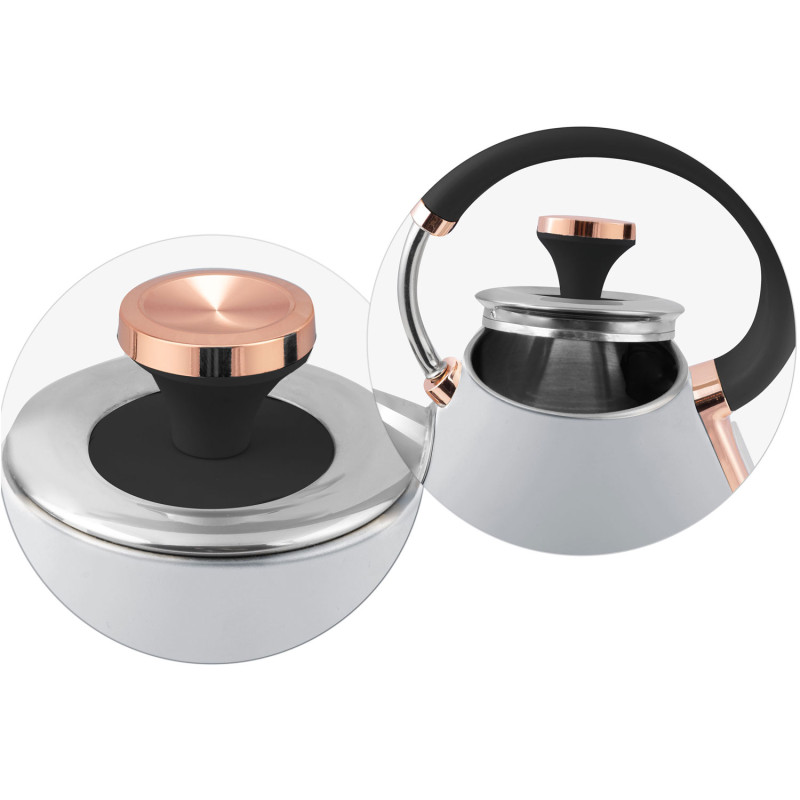 Elektrinis virdulys su termometru 1,7L BD-701 pilka