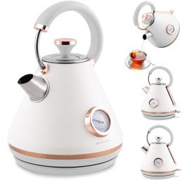Elektrinis virdulys su termometru 1,7L BD-701 baltas