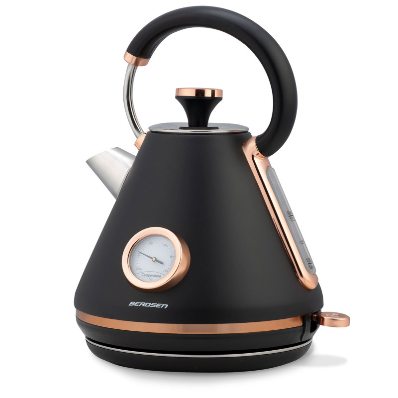 Elektrinis virdulys su termometru 1,7L BD-701 juodas