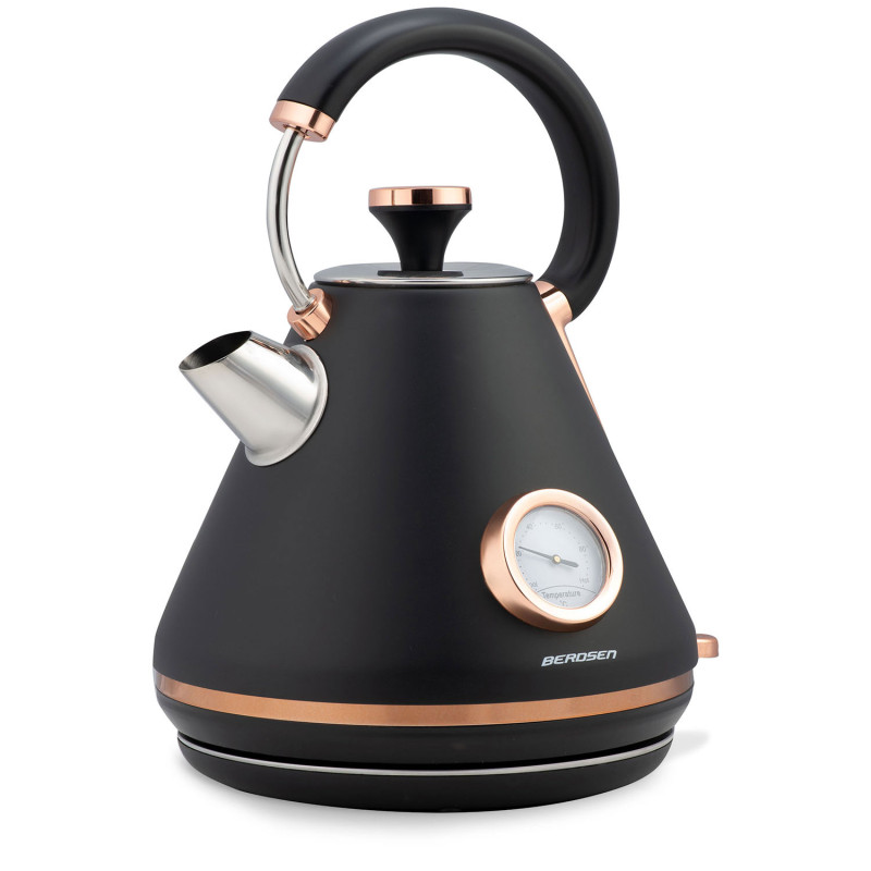 Elektrinis virdulys su termometru 1,7L BD-701 juodas