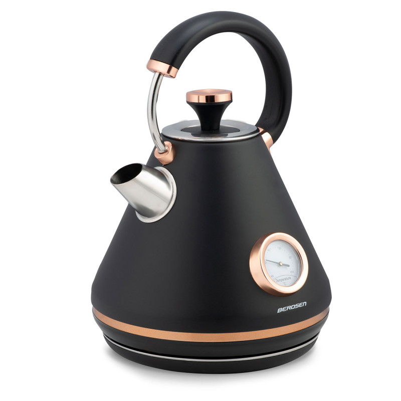 Elektrinis virdulys su termometru 1,7L BD-701 juodas