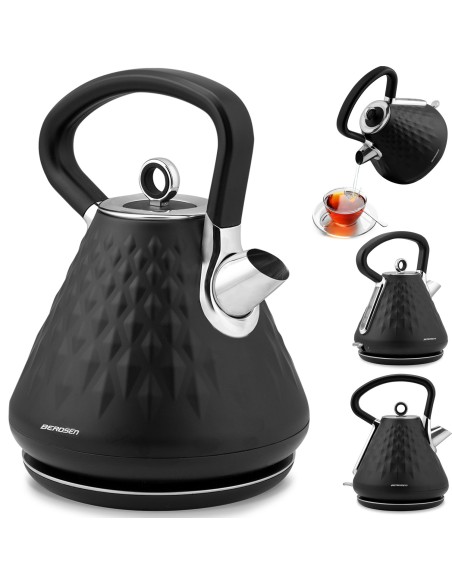 Elektrinis virdulys 1,7L BD-700 juodas Elektrinis virdulys 1,7L BD-700 juodas