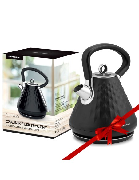 Elektrinis virdulys 1,7L BD-700 juodas Elektrinis virdulys 1,7L BD-700 juodas