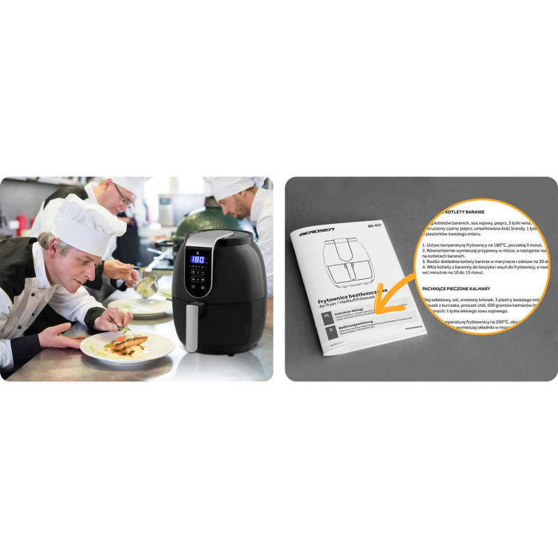 Oro gruzdintuvė su ekranu BD-651