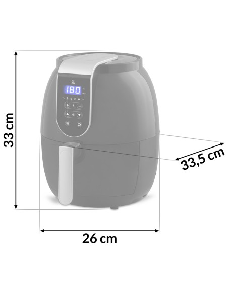 Oro gruzdintuvė su ekranu BD-651