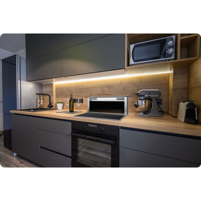 Stalviršis gartraukis 90cm juodas BT-290