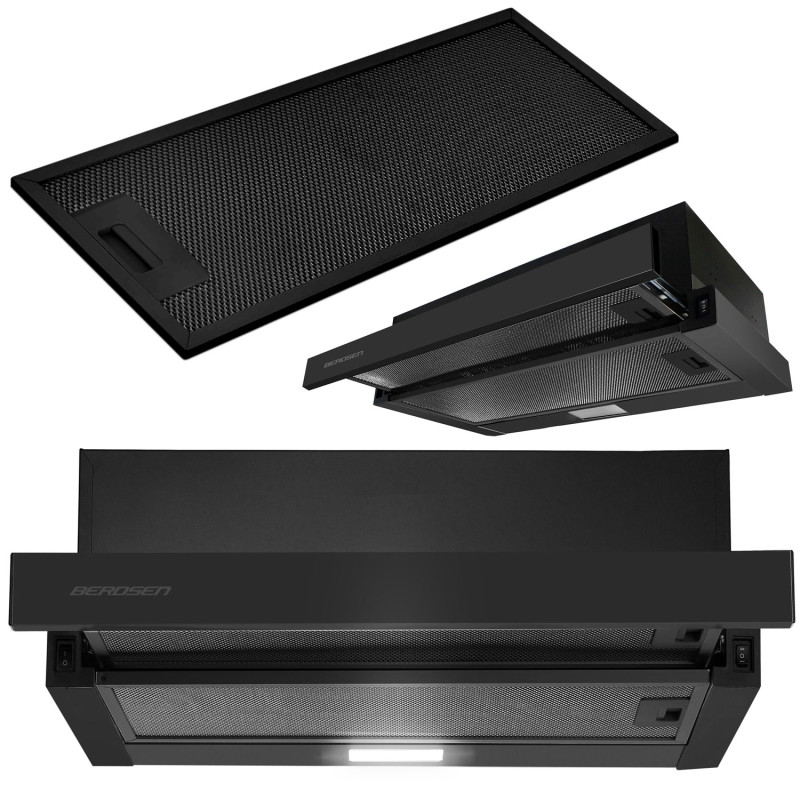 Teleskopinis gartraukis 50cm juodas BT-238