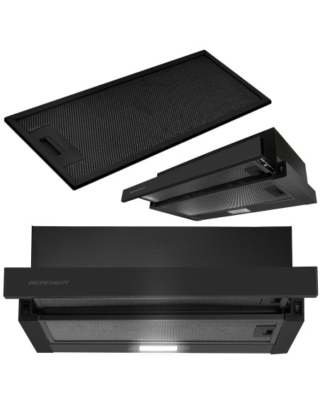 Teleskopinis gartraukis 50cm juodas BT-238