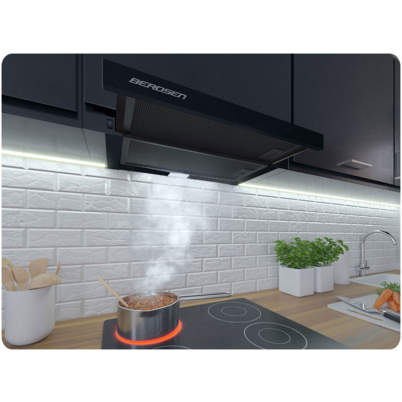 Teleskopinis gartraukis 50cm juodas BT-238