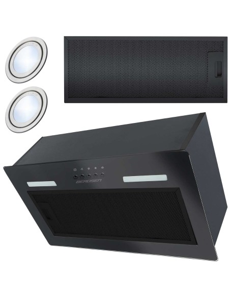 Po spintele esantis gartraukis 52cm juodas BT-236