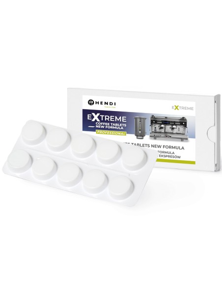 Profesionalus kavos aparatų valiklis Extreme Coffee Tablets - 10 tablečių - Hendi 976654 Profesionalus kavos aparatų valiklis Extreme Coffee Tablets - 10 tablečių - Hendi 976654