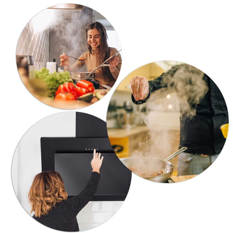 Po spintele esantis gartraukis 52cm juodas BT-236