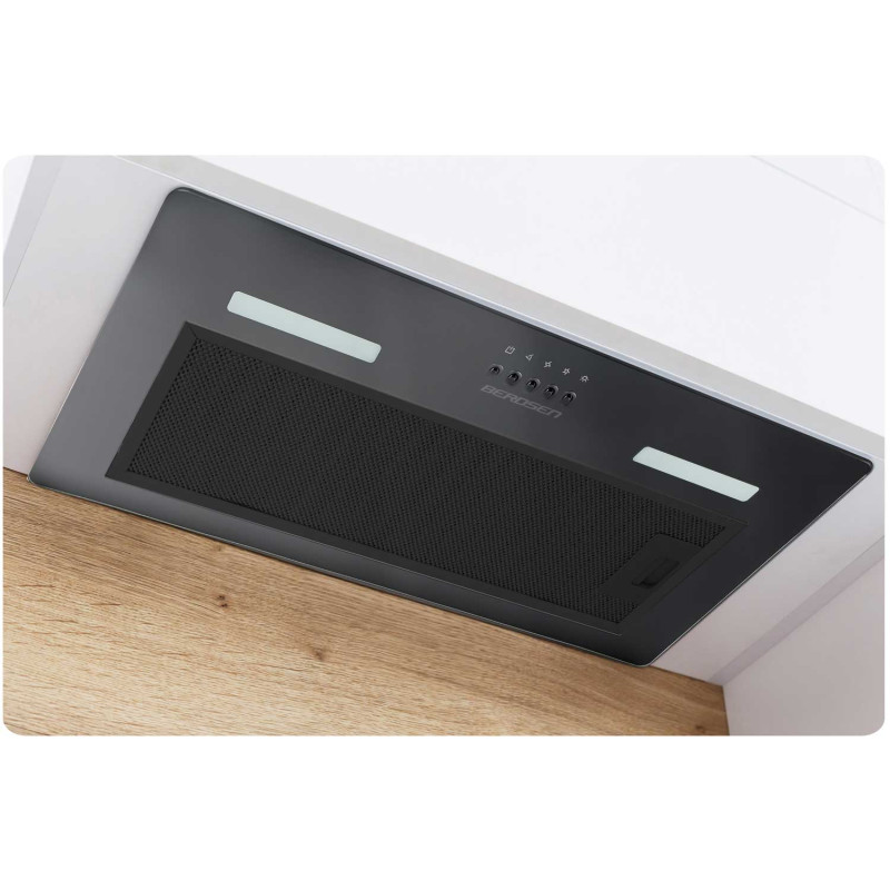 Po spintele esantis gartraukis 52cm juodas BT-236